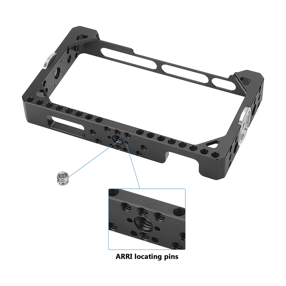 CAMVATE-Soporte de jaula para Monitor de cámara, funda protectora con cabeza de bola, brazo mágico para Fotga DP500IIIS A50 /A50T /A50TL /A50TLS, 5"