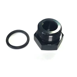 1PC 4AN 6AN 8AN 10AN 12AN flare plug O-ring ORB seal FITTIN, Male AN fittings Plug with rubber ring black
