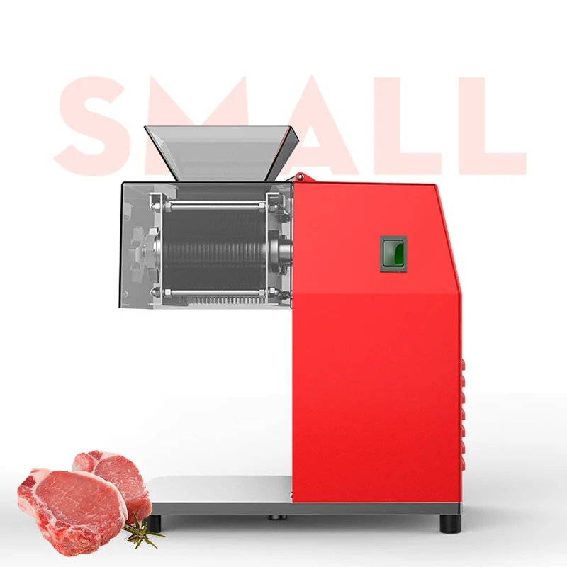 Small Electric Meat Cutter Cutting Machine Stainless Steel Slicing Machine Automatic Meat Meat Grinder Slicer 1100W