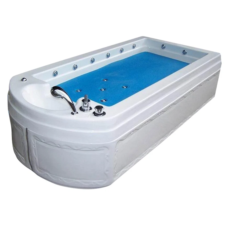 Cold And Hot Water Circulation Adjustment Constant Temperature Water Bed Acrylic SPA Massage Salt Bath Water Bed With Water Pump