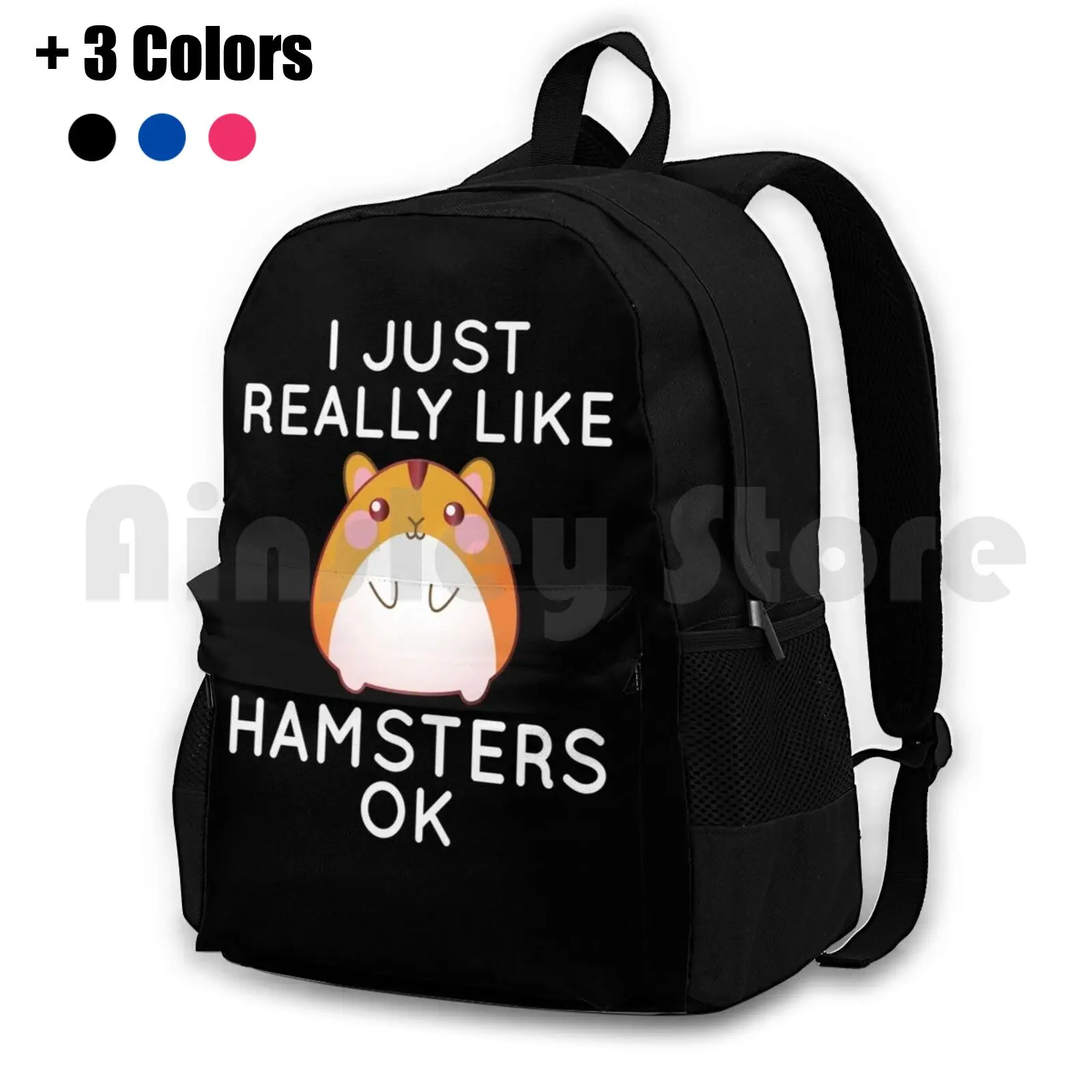 I Just Really Like Hamsters Ok Outdoor Hiking Backpack Riding Climbing Sports Bag I Really Like Hamsters Ok I Like Hamsters