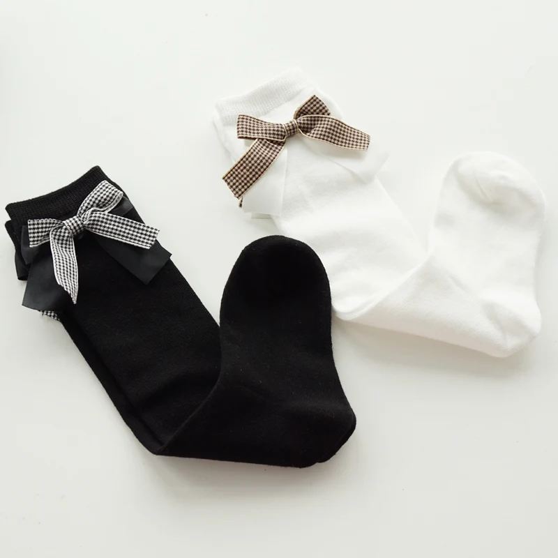 

Girl Socks 3-10 Years Old Cotton New Summer Korean Version knee high Long Tube Princess Children's Knee Socks Kids Dance Socks