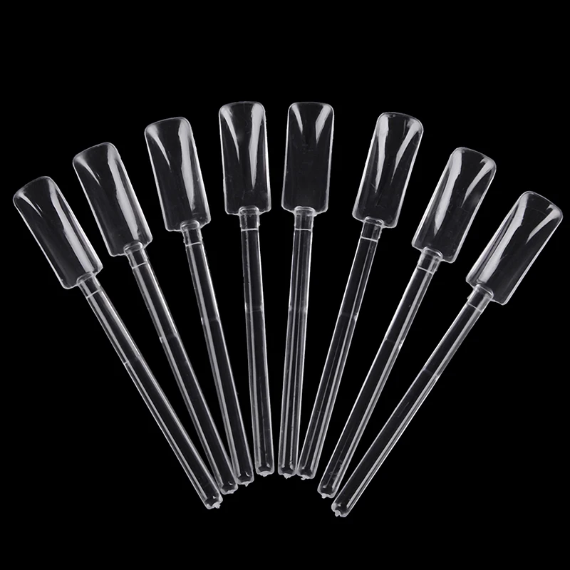 32pcs/lot Nail Art Clear Tips Display Stand Nail Polish Practice Training Tools Transparent 32 Tips Pop Sticks