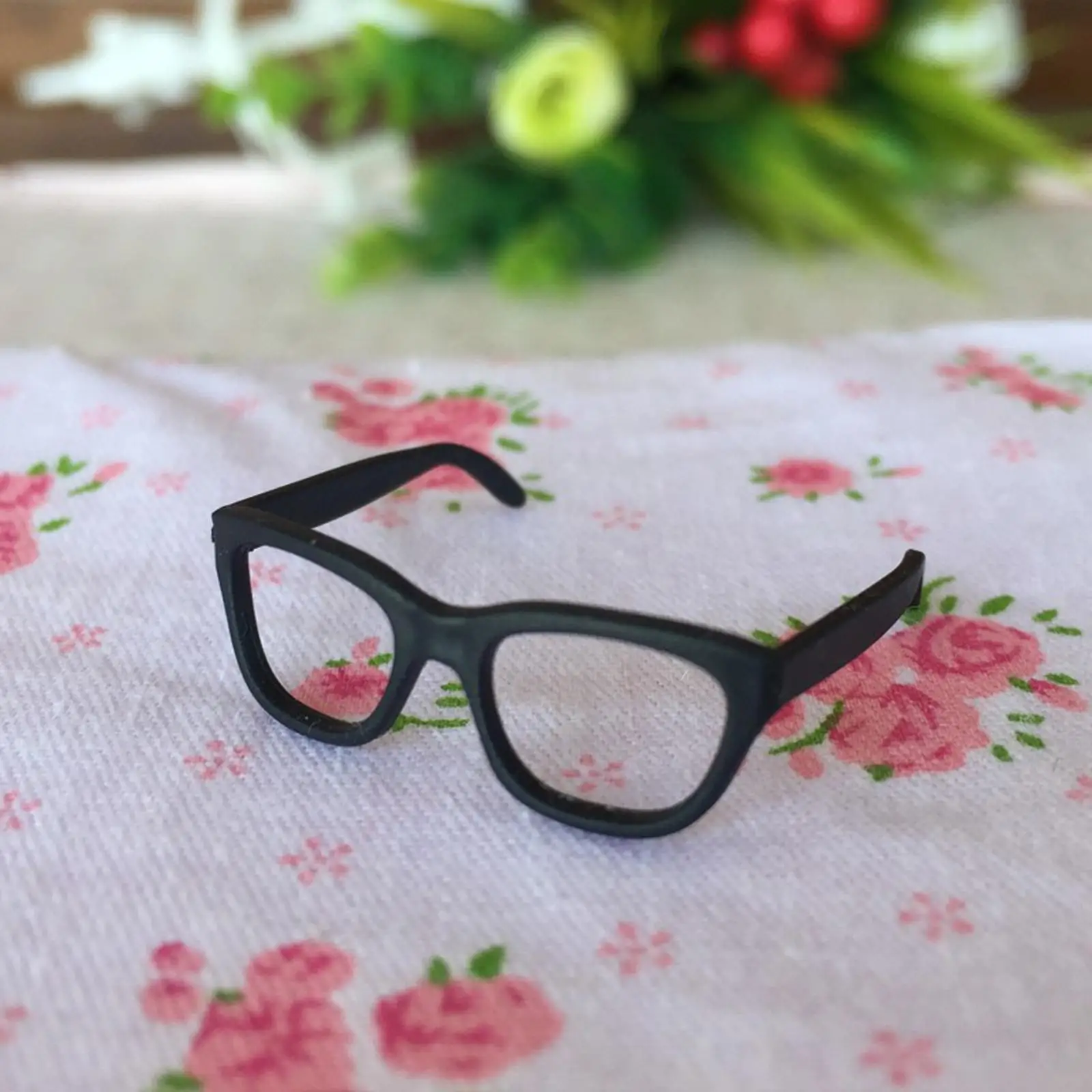 1/6 Miniature Doll Eyeglasses Lensless Kids Toys Fashion Photo Props Cute ABS Plastic Glasses Doll Accessories