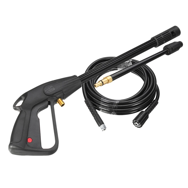 NEW-High Pressure Washer Spray G-Un,M22 Car Water Washer Cleaning Tool with 10M Hose for Cleaner Watering Lawn Garden