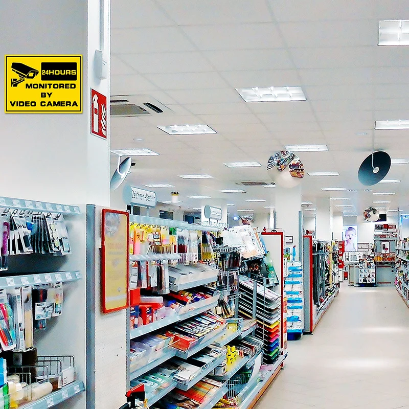 Warning Security Signs-Window Stickers CCTV Camera HOME Security-24hr Surveillance System CCTV Alert  Sign