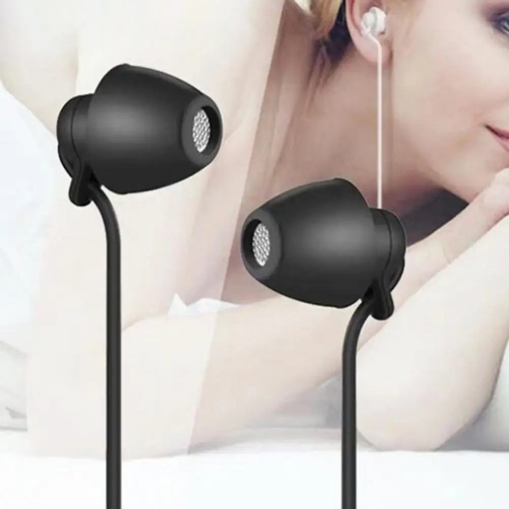 Headphones S360 Sleeping Wired Earphones Anti-noise In-ear Sports Running Bass Earplugs