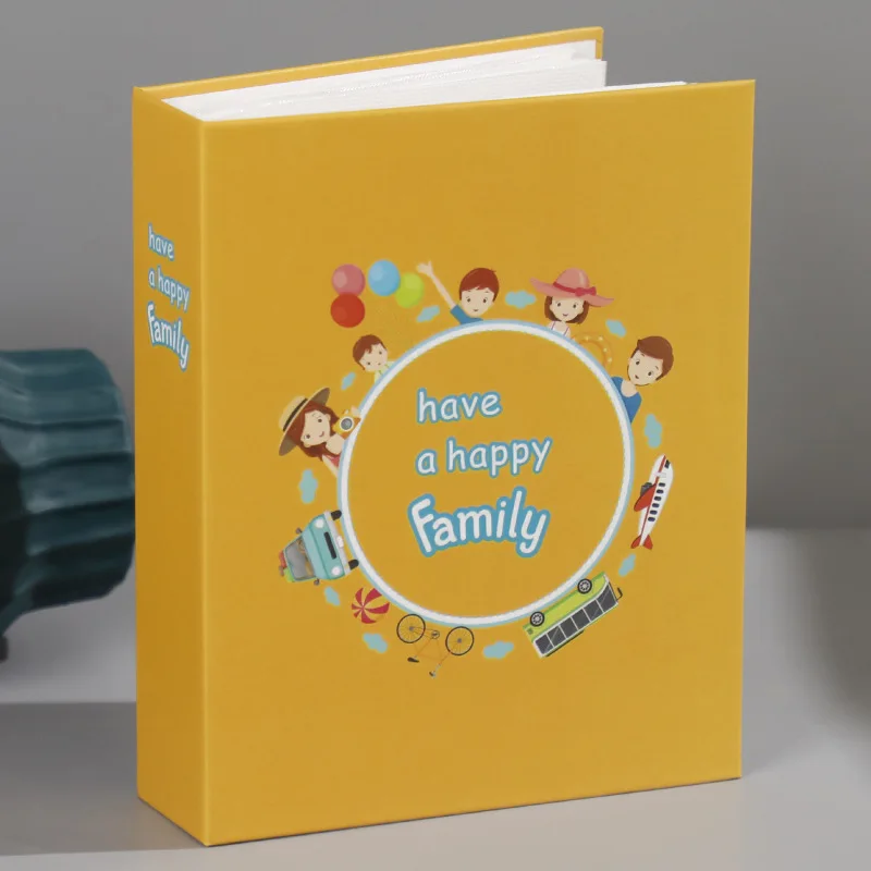 Children Growth Scrapbook Cartoon Printed 2022 New Photo Album 7 Inch Interleaf Type Memory Book 100 Photos Picture Storage Albu