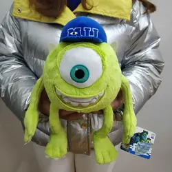 Free Shipping 32CM Monsters Mike Wazowski Plush Toy Soft Stuffed Doll for Kids Gift