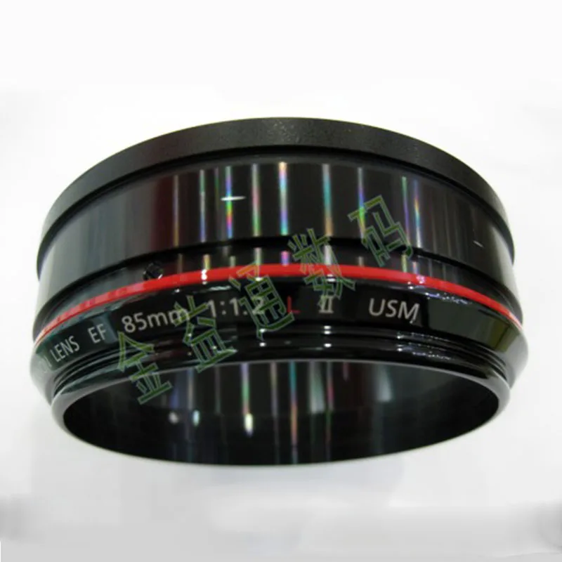 

New Font UV filter screw and red ring barrel repair parts for Canon EF 85mm f/1.2L II USM Lens