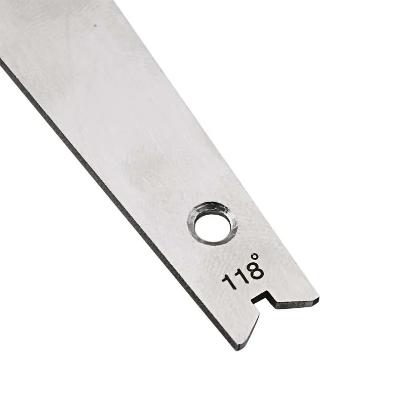 "Medidor de ângulo de broca,