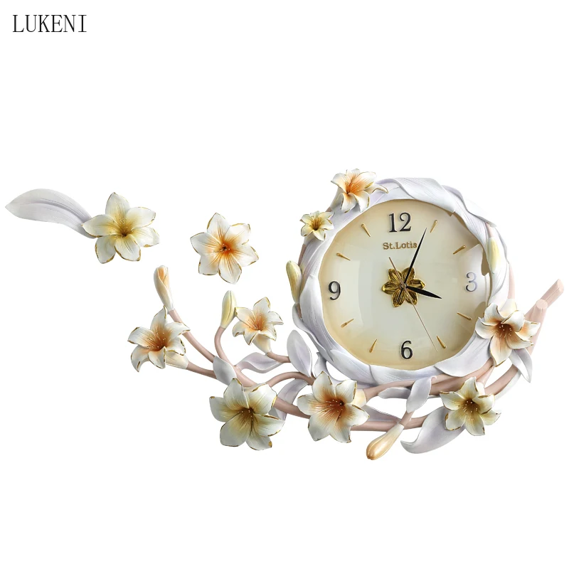 Nordic Home Wall Clock Living Room Clock Decoration Table Art Wall Watch Light Luxury Simple Modern Silent Quartz Clock