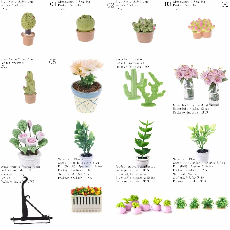 

1:12 Кукольный домик миниатюрное зеленое мини дерево в горшке для зеленого растения в горшке кукольный дом мебель домашний декор имитация растения в горшке