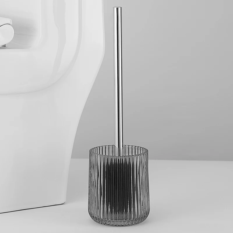 Nordic Style Glass Bathroom Accessories Sets Shampoo Dispenser Soap Box Toothbrush Cup Toilet Brush Cotton Swab Can Luxury Decor