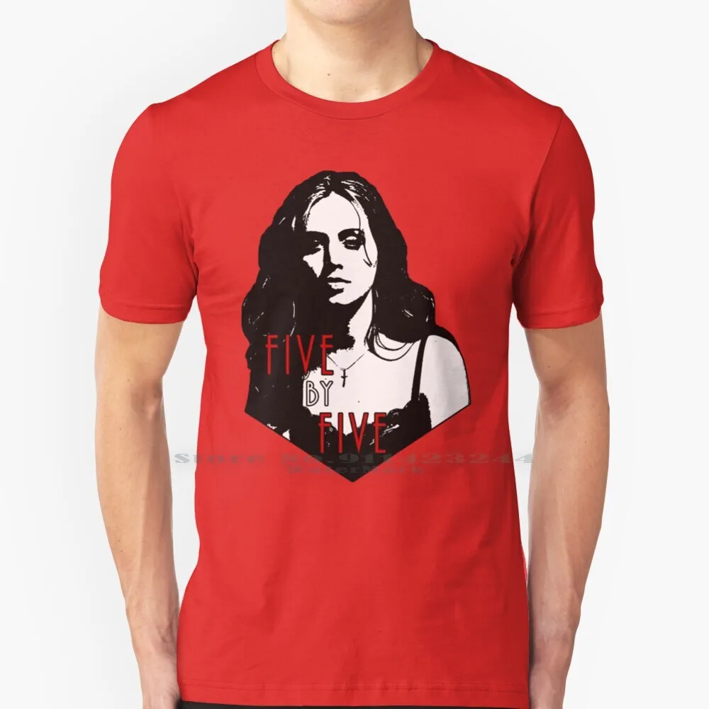 Faith Lehane : Five By Five T Shirt Cotton 6XL Faith Buffy Faith Btvs Faith Lehane Btvs Faith Lehane Buffy Buffy The Vampire