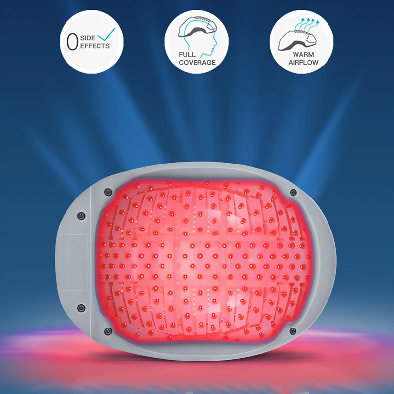 A-800 Laser Hair Care Cap Anti-Hair Loss Helmet Low Energy Laser Hair Growth Apparatus Portable Hair Care Apparatus