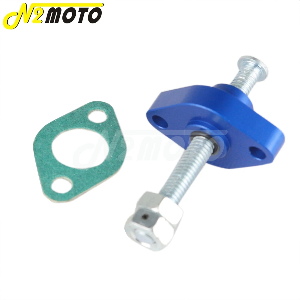 Blue Adjuster Manual Cam Timing Chain Tensioner For Yamaha Honda Kawasaki Suzuki CRF 150R CRF 250R / X 07-up KFX 400 LTZ 400