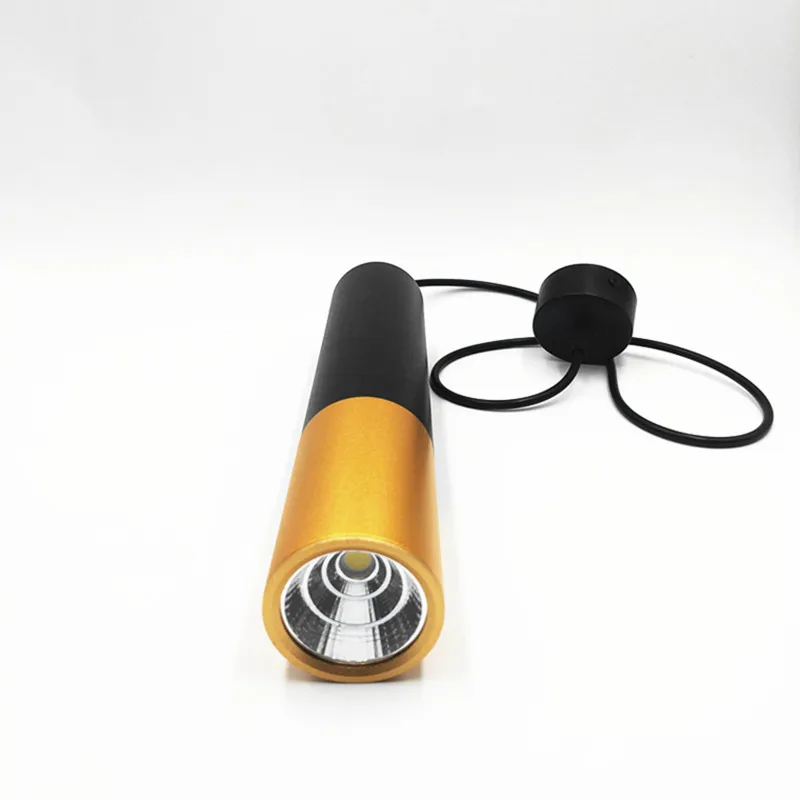 Smart Dimmable LED Chandelier Long Tube Light Kitchen Island Restaurant Shop Bar Decoration Cylinder Chandelier Kitchen Light