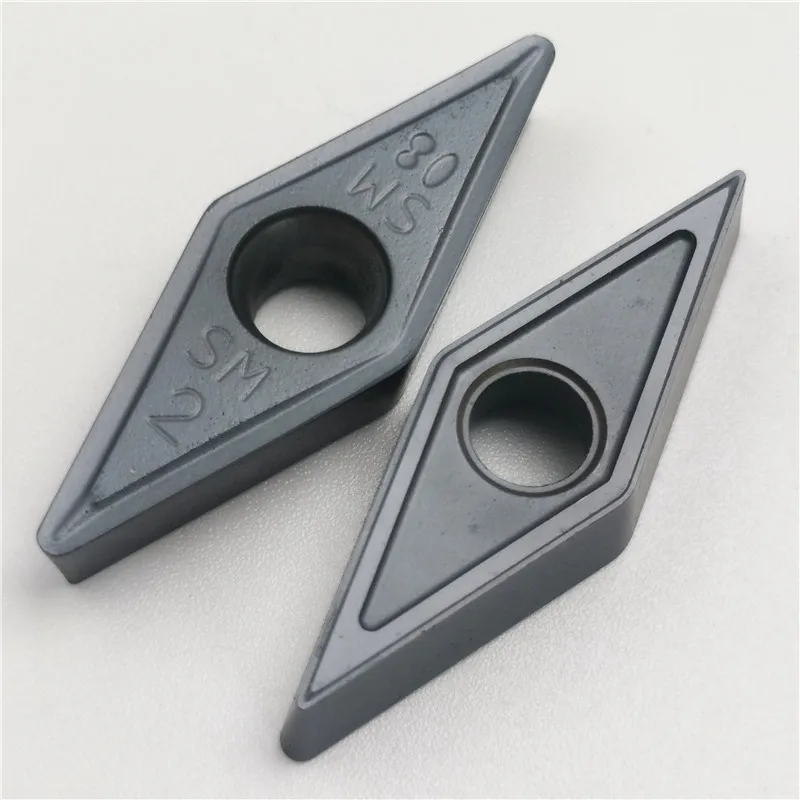 Outil de tournage interne CNC, inserts en carbure, outil de tour de coupe, haute qualité, VCMT160sediVCMT160408 SM IC907, IC908