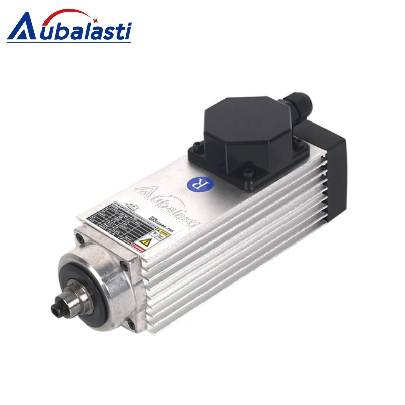 Aubalasti motore mandrino raffreddato ad aria 350W 220V 380V ruota a sinistra ruota a destra GDZ70X65-350 per macchina per incidere CNC