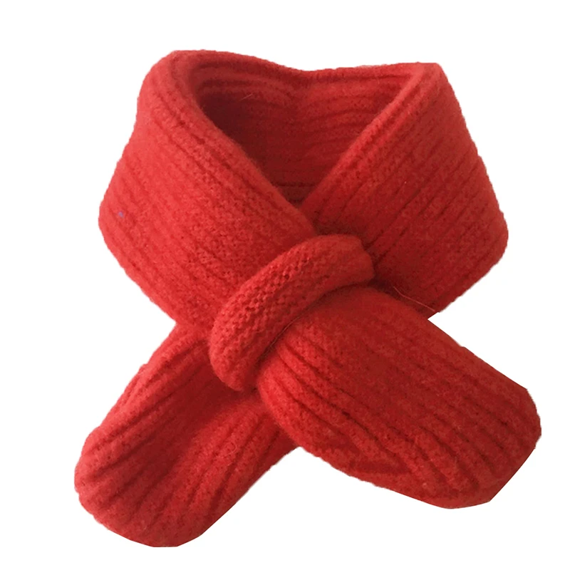 New Brand Scarf For Children Baby Warm Scarves Girls Winter Scarf For Kids Wool Collar Baby Scarves