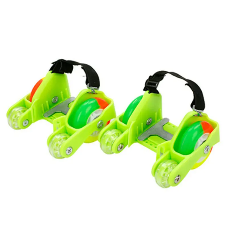 Four Wheel Roller Skates Enhanced Pu Wind Fire Wheel Runaway Shoes Children\'s Star Sky Roller Skate Walking Tool Flash Wheel