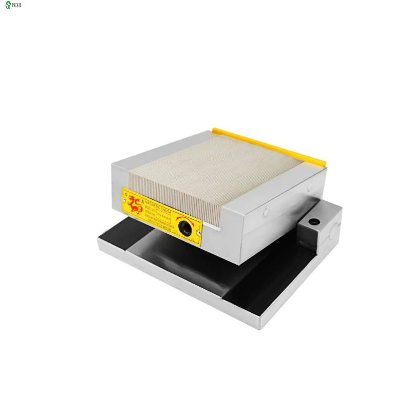 ความแม่นยําสูง Strong Magnetic Force เครื่องบดพื้นผิวแม่เหล็กถาวร Chuck เครื่องบด Disk Magnetic Chuck (100*175)