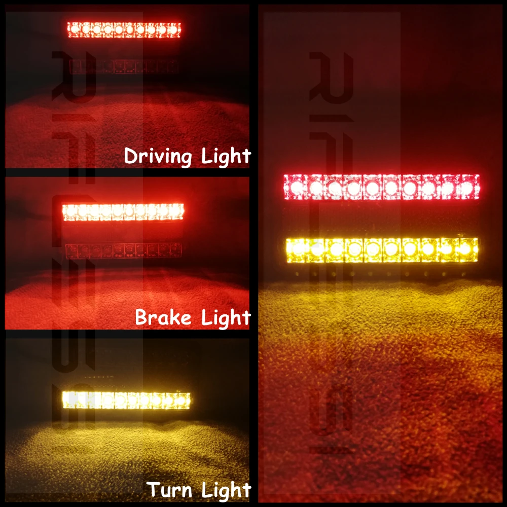 2Pcs 12V Trailer Tail Light Cargo Light LED Truck Rear Lights RV Van Back Headlights Position Brake Turn Signal Lamp