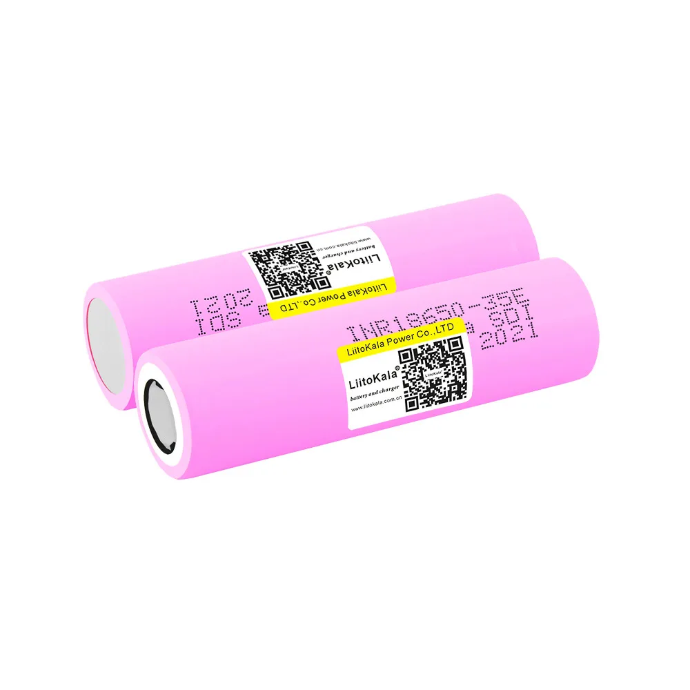 liitokala 18650 3500mAh 13A discharge INR18650 35E INR18650-35E 18650 battery Li-ion 3.7v rechargable Battery