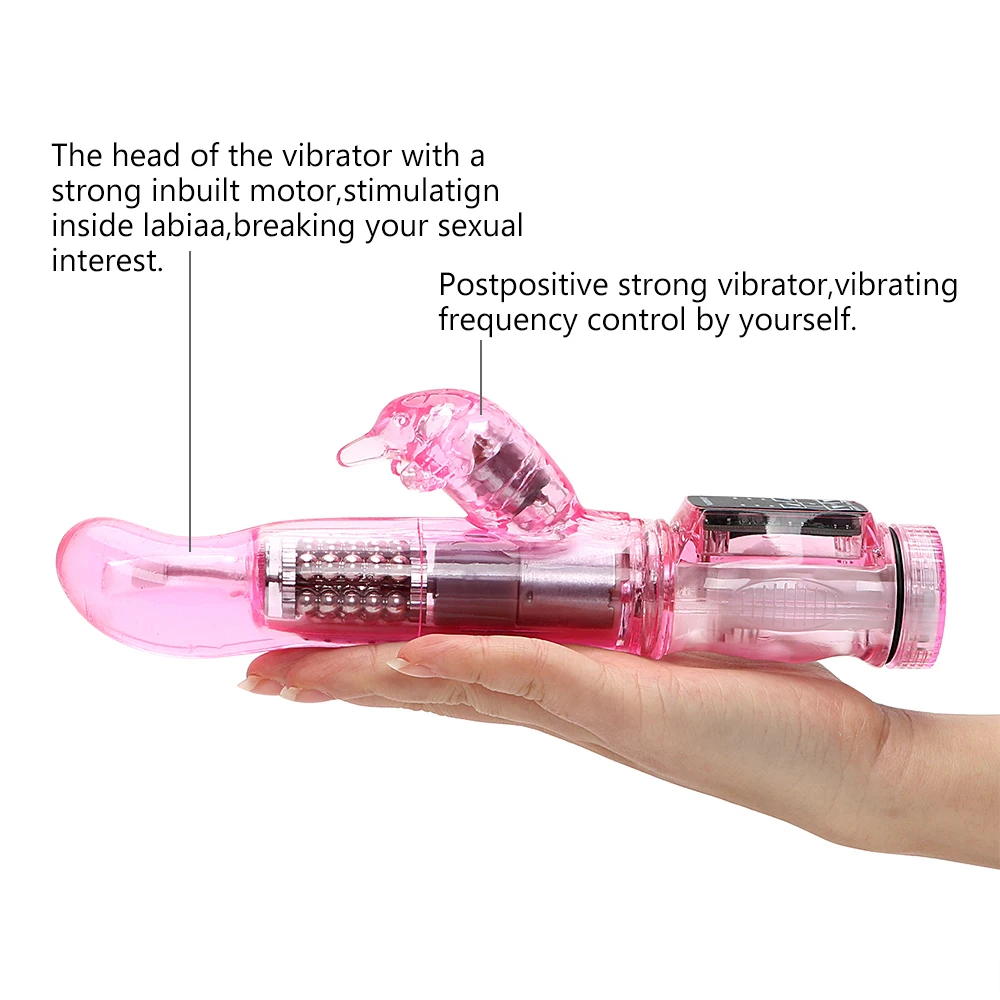 IKOKY Dolphin Dildo Vibrator G-Spot Massager Clitoris Stimulator Multi-Speed Dual Vibration Adult Sex Toys for Women