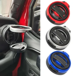 Car Air Vent Drink Cup Bottle Holder For Jeep Wrangler JK JL 2007-2023+ Air Outlet Water Cup Holder Foldable Drink Mount Bracket