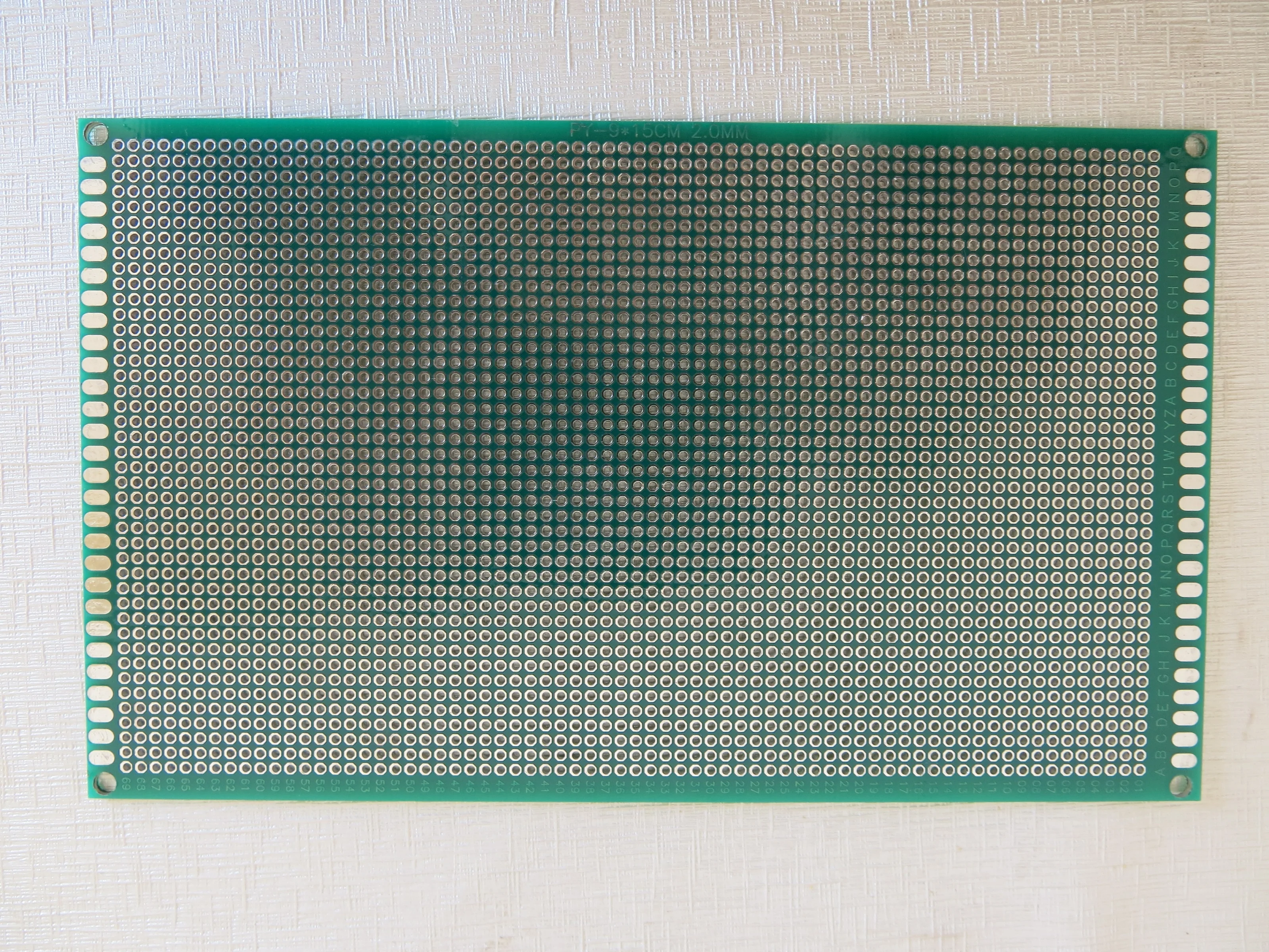 5 Stks/partij Pitch 2.0Mm 9X15Cm Stripboard Pcb Enkelzijdig Printplaat FR4 Glasvezel Experiment Groene Olie pcb Platine Gloednieuwe