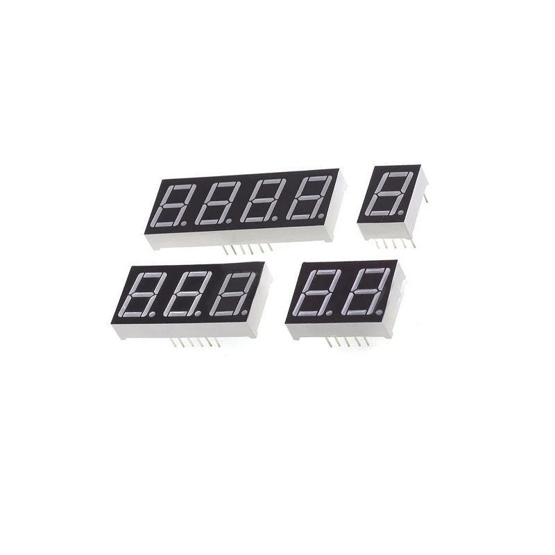 5 PÇS/LOTE 0.36 Polegada Display LED Segmento de 7 1 Bit/2 Bit/Bit 3/4 Bit Dígitos Tubo Red Common Cathode/Ânodo Digital 0.36 Polegada Levou