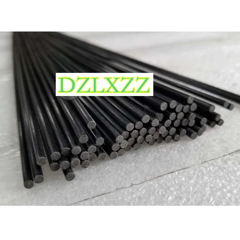 30pcs Diameter 7mm Lenght 750mm Black Glass Fiber Rod Fiberglass Bars Model Building Process Insulation Material Accessories