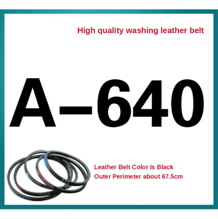 

A-640 Washing machine belt A type belt transmission belt washing machine motor belt triangle belt antistatic belt accessories