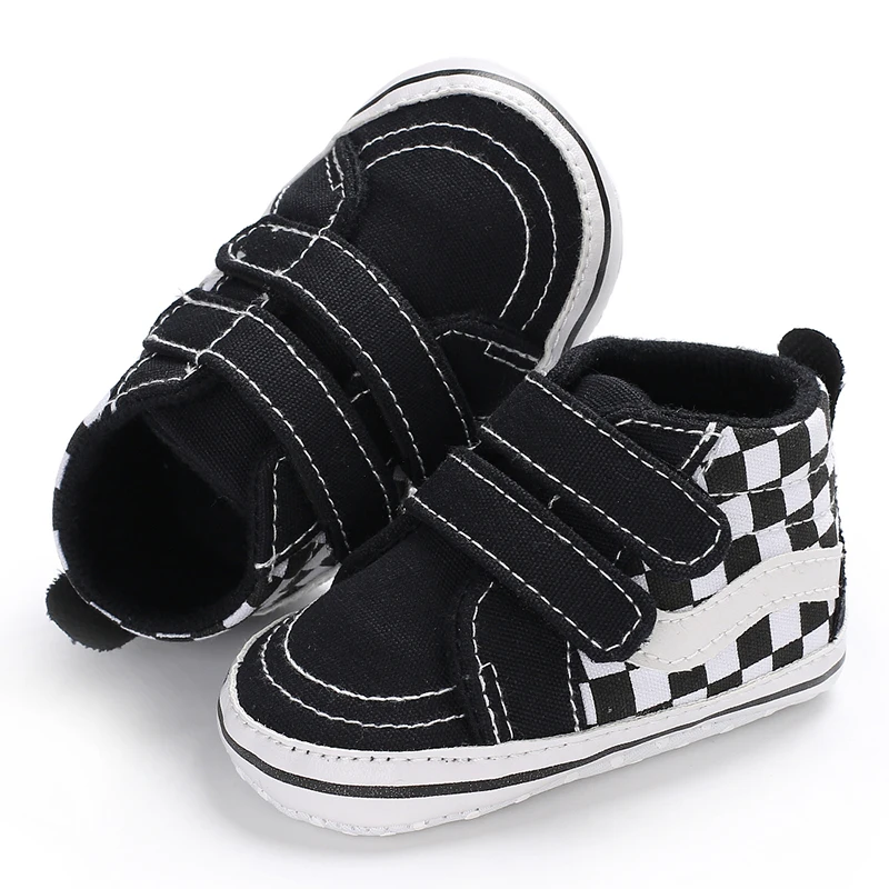 2025 neue Baby Leinwand Turnschuhe Anti-slip Weiche Plaid Baby Junge Mädchen Schuhe Neugeborene Erste Wanderer Infant Baby unisex Casual Schuhe – Detail 27