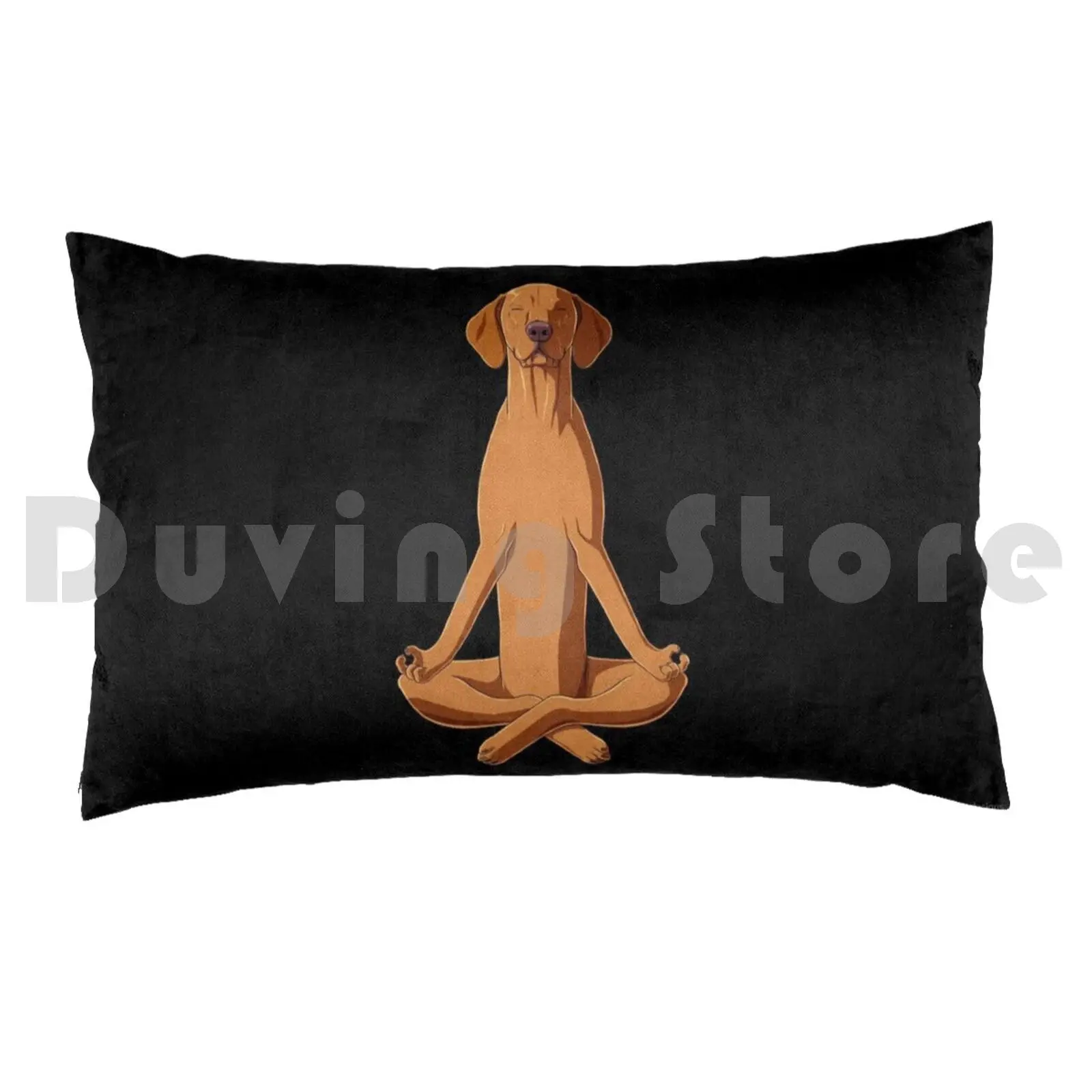 Dog Hungarian Vizsla Meditate Pillow Case 20*30 Inch Dog Hungarian Vizsla Animal Lover Pets Purebred Dog