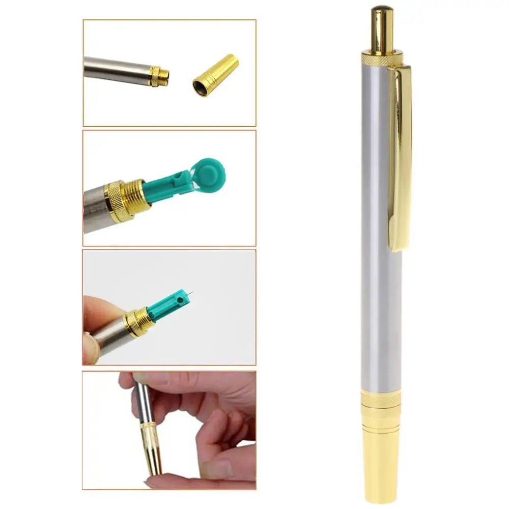 Stainless Steel Lancet Point Pen Bloodletting Acupuncture Massage Therapy Handle Massage Tools