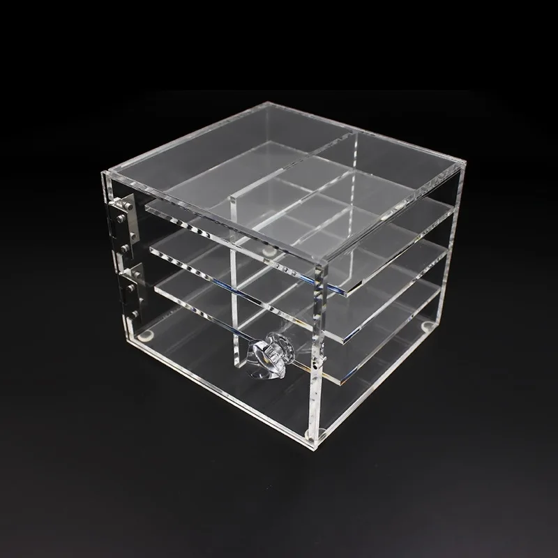 Acrylic Transparent 8 Layers Eyelash Storage Box Makeup Display Container False Eyelash Holder False Lashes Extension Tool