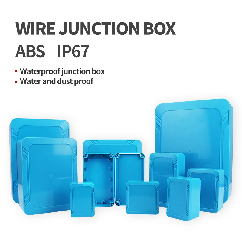 New Design IP67 Waterproof Enclosure Plastic Box Electronic Project Outdoor Instrument Electrical Project Box Junction Housing