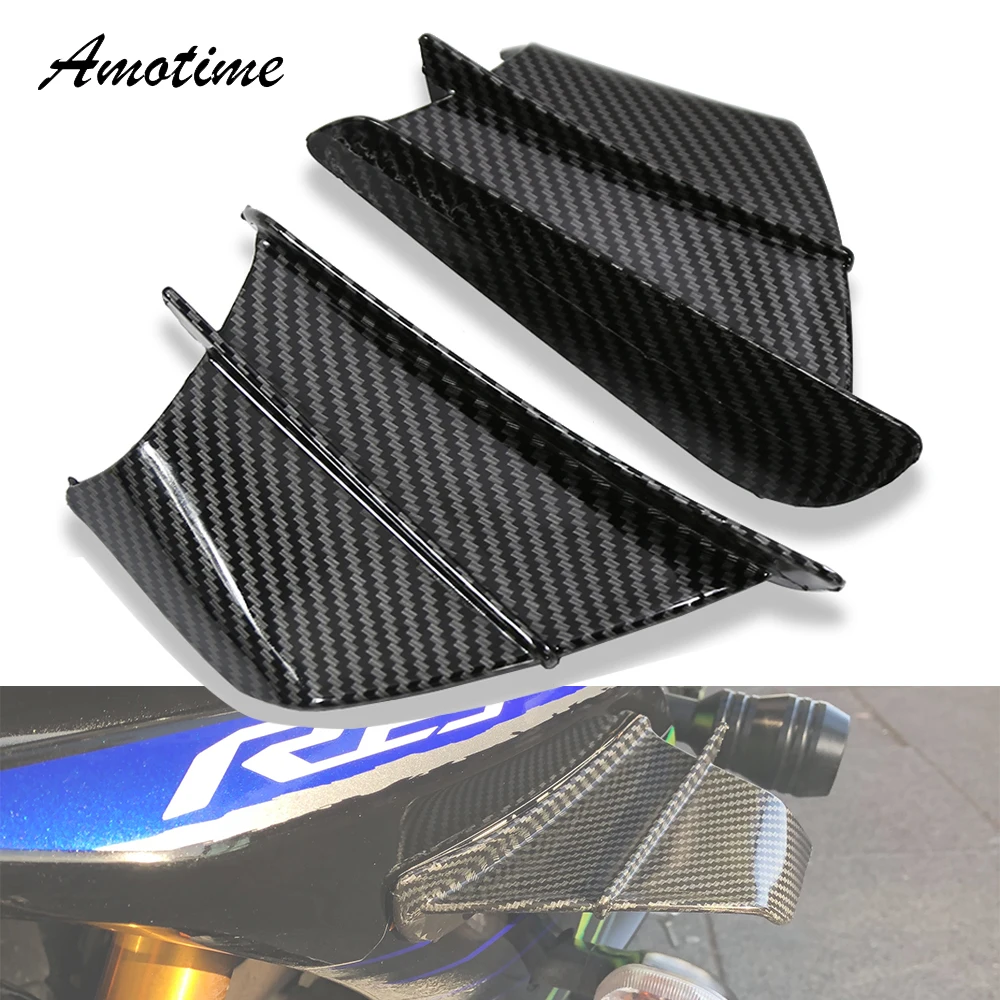 Motorcycle Front Fairing Aerodynamic Winglets Dynamic Wing Kit For BMW Honda Yamaha Kawasaki Nmax Xmax R3 R25 Z400 NINJA400 CBR