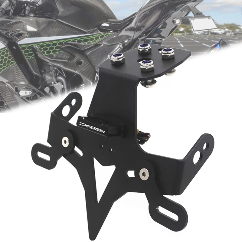 

Держатель номерного знака для KAWASAKI NINJA ZX25R ZX 25R ZX-25R NINJA 25R аксессуары аккуратный крыло Устранитель номерного знака