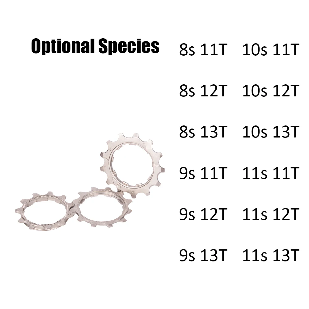 8/9/10/11 Speed 11T/12T/13T Freewheel Flywheel Pinion Bicycle Bike MTB Cassette Cog in Mountainous Region Highway For Shimano