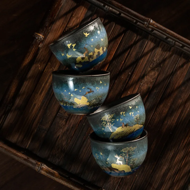 

Фарфоровый набор чайных чашек кунг-фу, личная чашка Master, современная бытовая Высококачественная чайная чашка, Подарочная чашка, церемониальная чашка, кружка