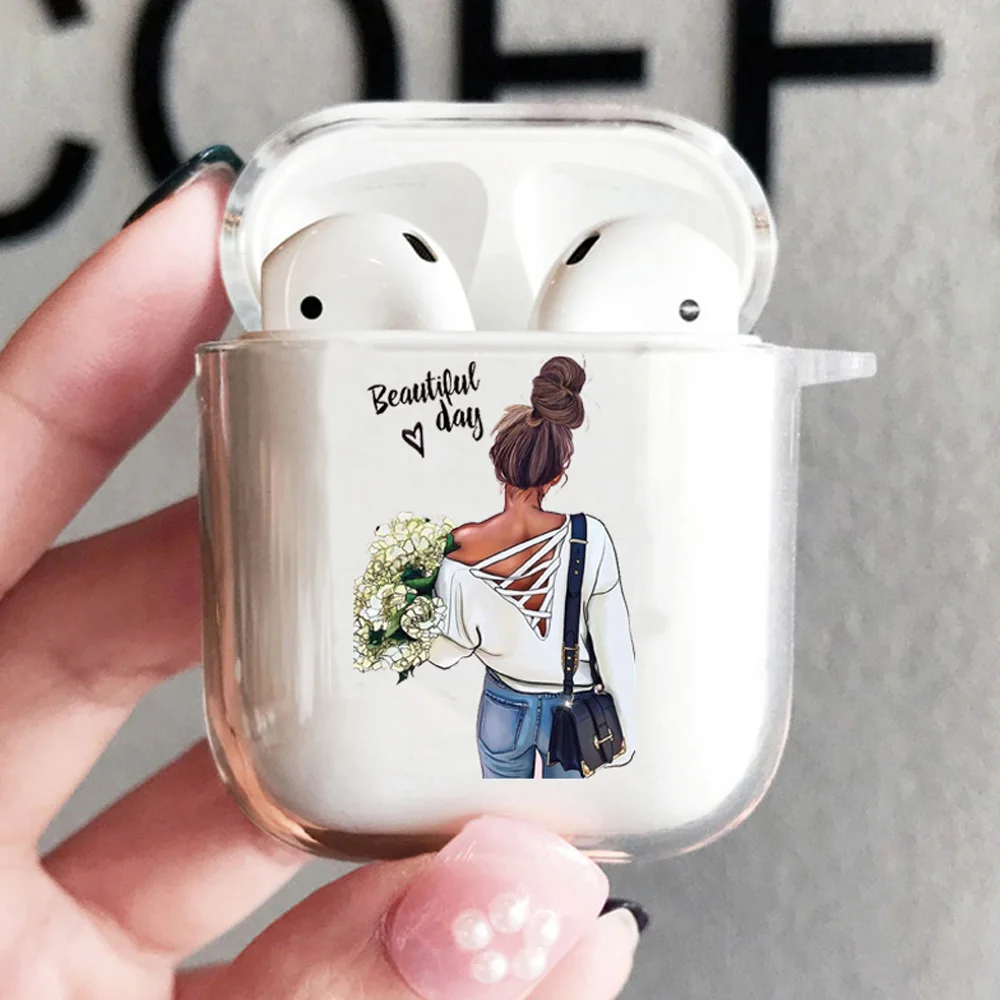 Soft TPU Cover Bags For Apple Airpods 1 2 3 Case Baby Women Mom Case For Air Pods Pro Wireless Earphone Accessories Charging Box