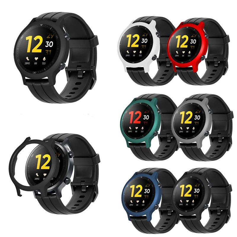 PC Protective Case For Realme Watch S Smartwatch Multi Color Scratch Resistant Shell Bumper Cover Protector Accessories