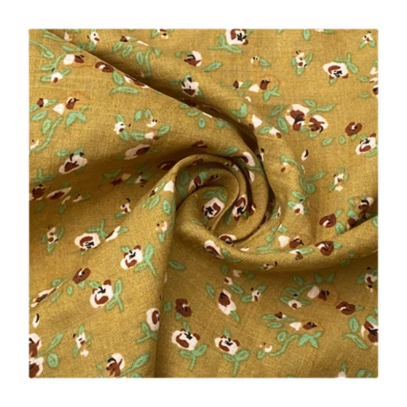 

Width 59'' Chinese Style Thin Breathable Jacquard Cotton Linen Fabric By The Yard For Shirt Dress Cheongsam Material