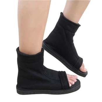 Japan Anime Cosplay Schuhe Männer Frauen Schwarz Blau Weiß Baumwolle Weiche Sandalen Stiefel Halloween Weihnachten Party Schuhe Kakashi Schuhe