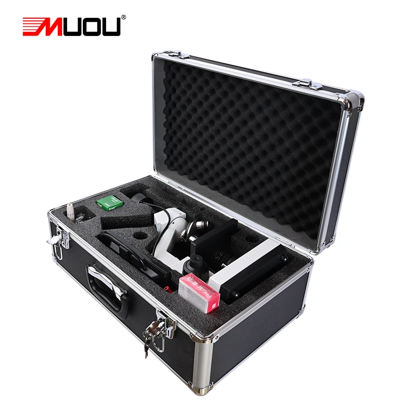 Professional blood cells 5MP HD Digital Binocular biological Lab Microscope USB led +7-inch LCD + electronic eyepiece +Metal box