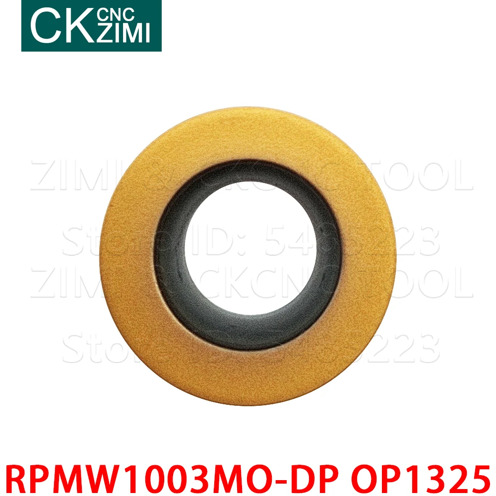 10P RPMW1003MO-DP OP1325 RPMW 1003MO DP كربيد إدراج طحن إدراج أدوات أدوات مخرطة معدنية باستخدام الحاسب الآلي قاطعة المطحنة إدراج